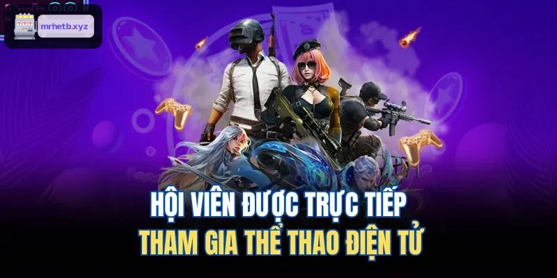Thành viên tham gia trải nghiệm thể thao điện tử